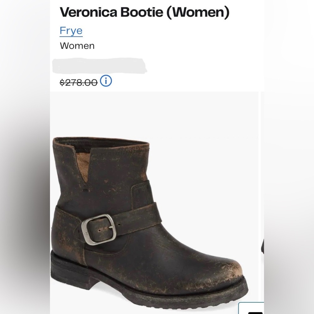 Frye Bootie Black size 8.5